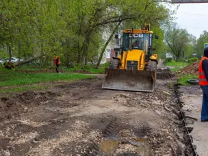 В Кстове по нацпроекту «Жилье и городская среда» начали благоустраивать улицу 40 лет Октября